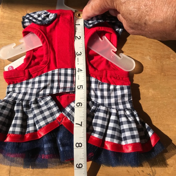 NWT-Size XXS, Patriotic Pets, Fur Baby Dress - Picture 8 of 8